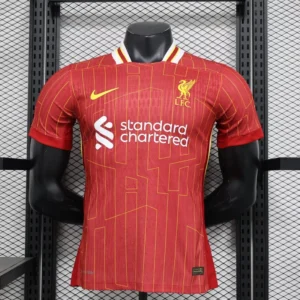 2024/25 Liverpool Home Soccer Jersey Player Version