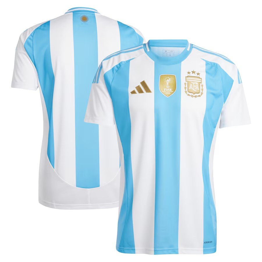 2024 Argentina Home Soccer Jersey Messi 10 - Image 3