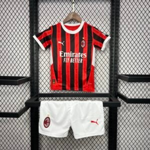 2024/25 AC Milan Home Soccer Jersey Kid Kit