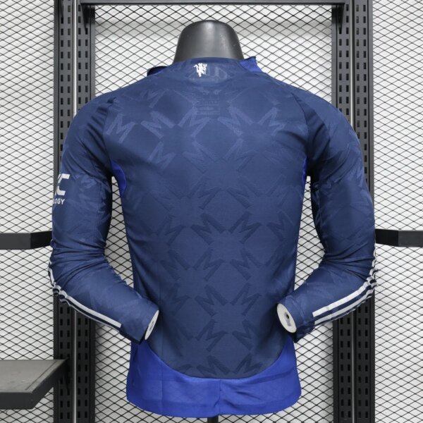 2024/25 Manchester United Away Soccer Jersey Player Version Long Sleeve - Image 9