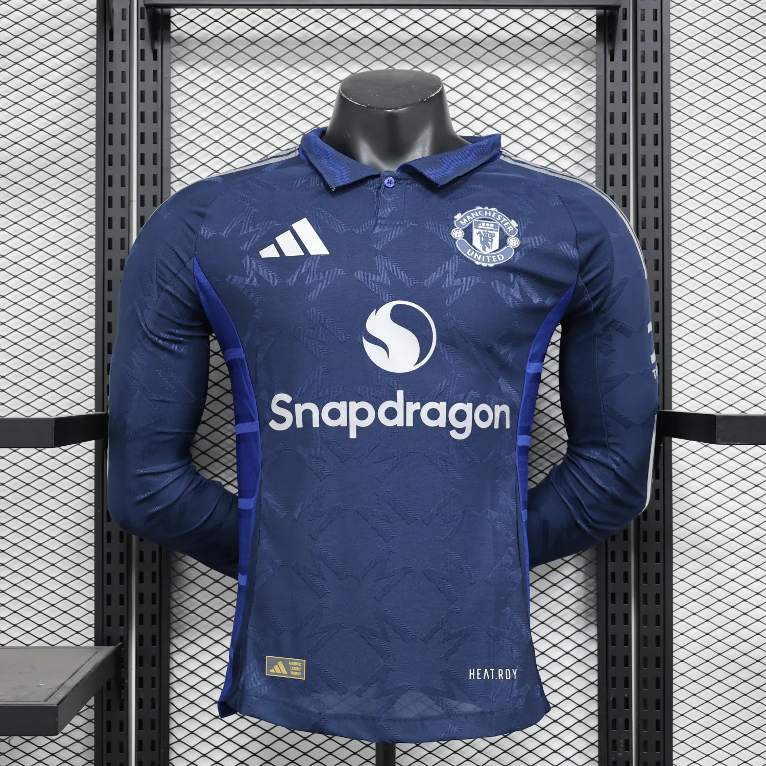 2024/25 Manchester United Away Soccer Jersey Player Version Long Sleeve