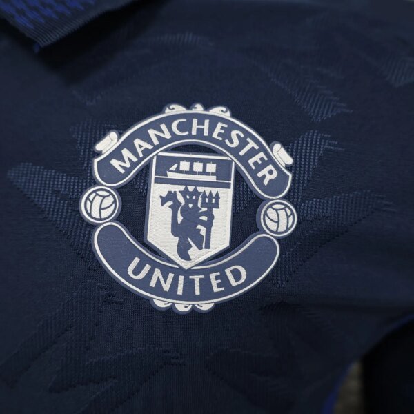 2024/25 Manchester United Away Soccer Jersey Player Version Long Sleeve - Image 3