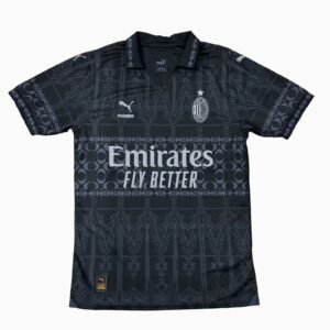 2024 AC Milan Fourth Joint Edition Soccer Jersey Black
