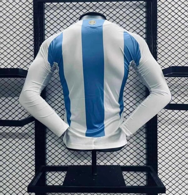 2024 Argentina Home Soccer Jersey Long Sleeve Player Version - Image 5