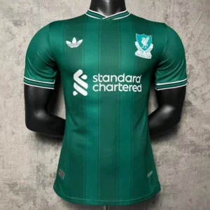 2025/26 Liverpool Away Soccer Jersey Player Version Green
