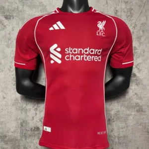 2025/26 Liverpool Home Soccer Jersey Player Version