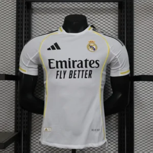 2025/26 Real Madrid Home Soccer Jersey Player Version