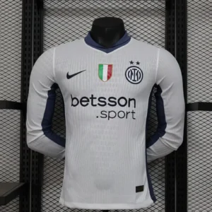 2024/25 Inter Milan Away Soccer Jersey Player Version Long Sleeve