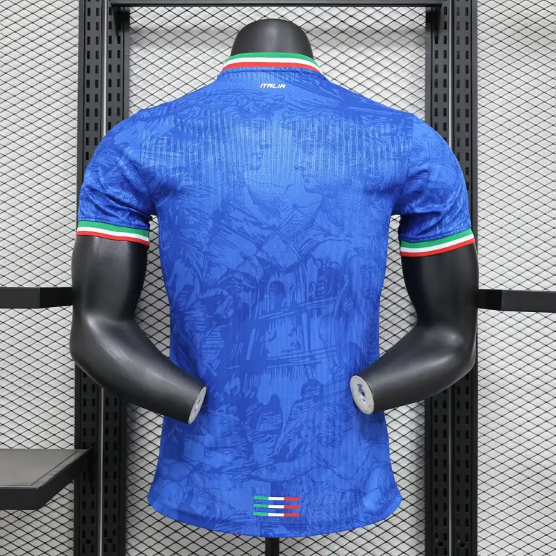 2024/25 Italy Special Edition Soccer Jersey Player Version Blue - Image 2