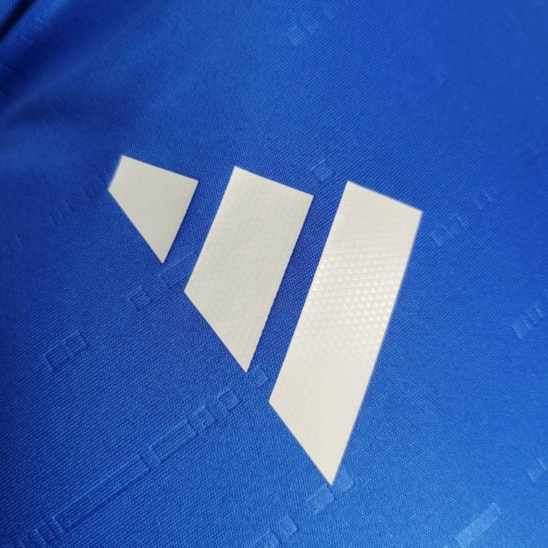 2024 Italy Home Soccer Jersey Player Version Long Sleeve - Image 8