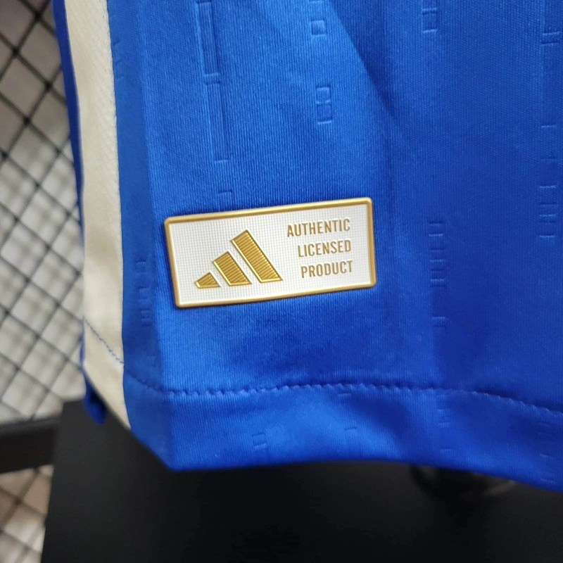 2024 Italy Home Soccer Jersey Player Version Long Sleeve - Image 7