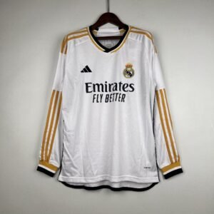 Retro 23/24 Long Sleeve Real Madrid Home
