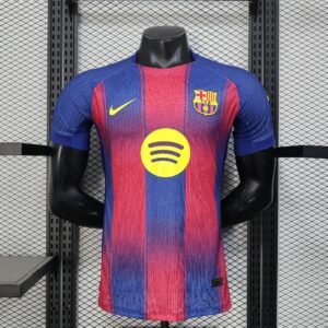 2025/26 Barcelona Home Soccer Jersey - Player Version