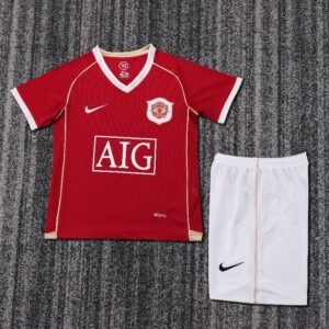 kids Manchester United 2006-07 home Soccer Jersey