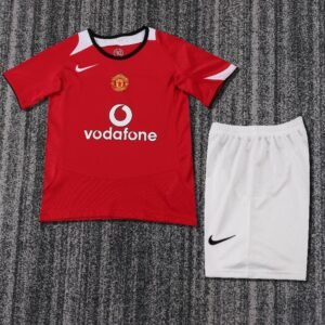 kids Manchester United 2005-06 home Soccer Jersey