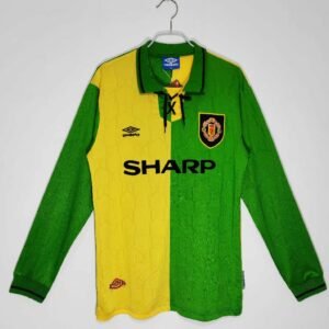 Manchester United 1992/94 third away Long Sleeve Retro Soccer Jersey