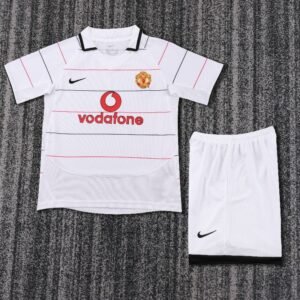 kids Manchester United 2003-05 away Soccer Jersey