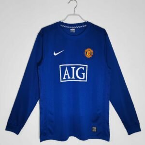 Manchester United 2008/09 third away Long Sleeve Retro Soccer Jersey