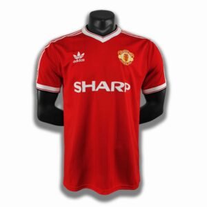 Manchester United 1984 home Retro Soccer Jersey