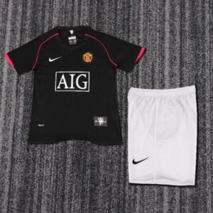 kids Manchester United 2007-08 away Soccer Jersey