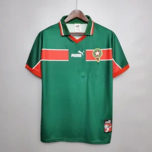 1998 Morocco Home Green Retro Jersey