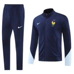 2024 France Blue Jacket Tracksuit