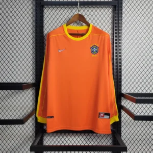 1998 Brazil Goal Keeper Long Sleeve Retro Jersey