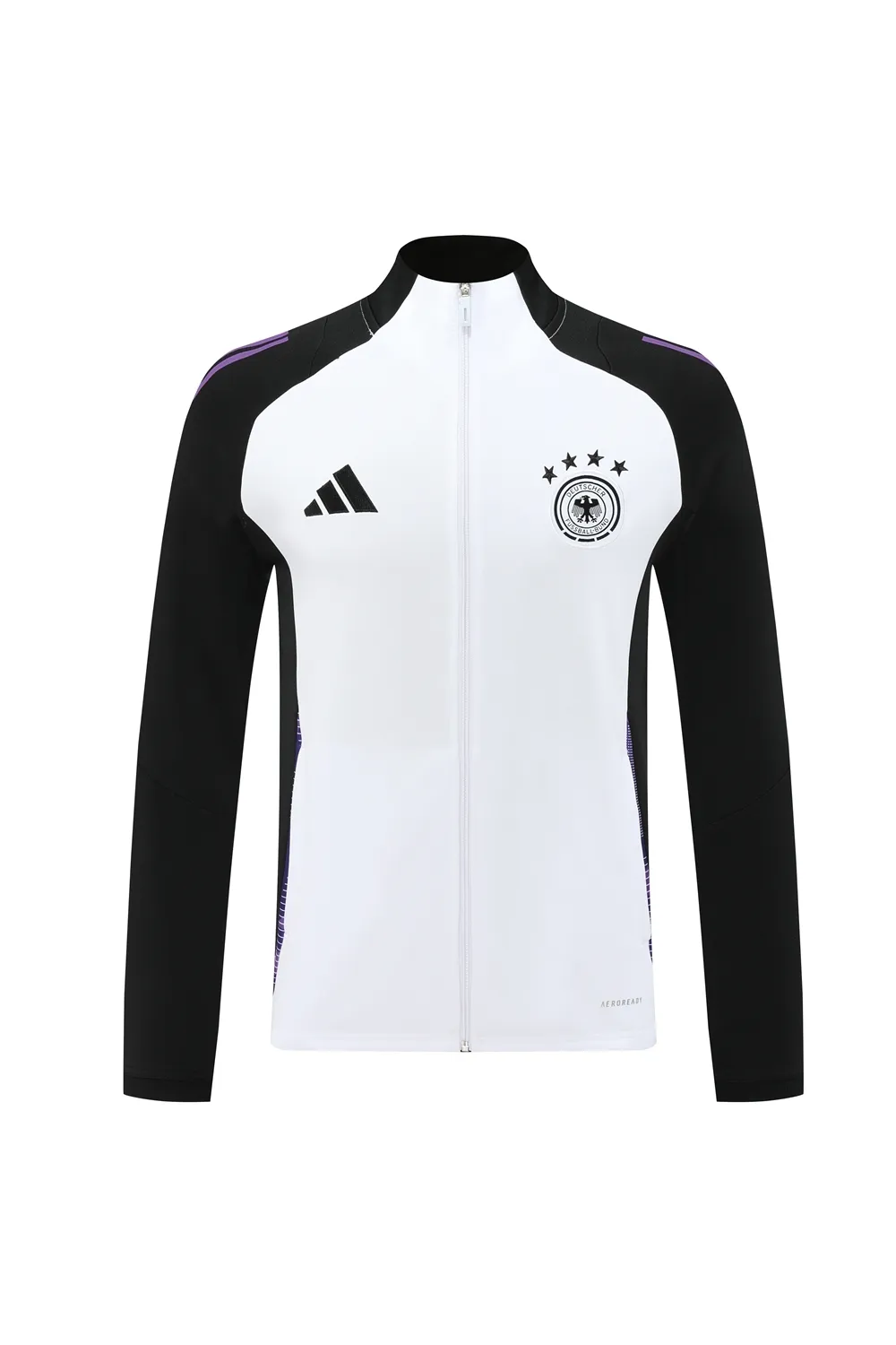 2024Germany White Jacket Tracksuit - Image 3