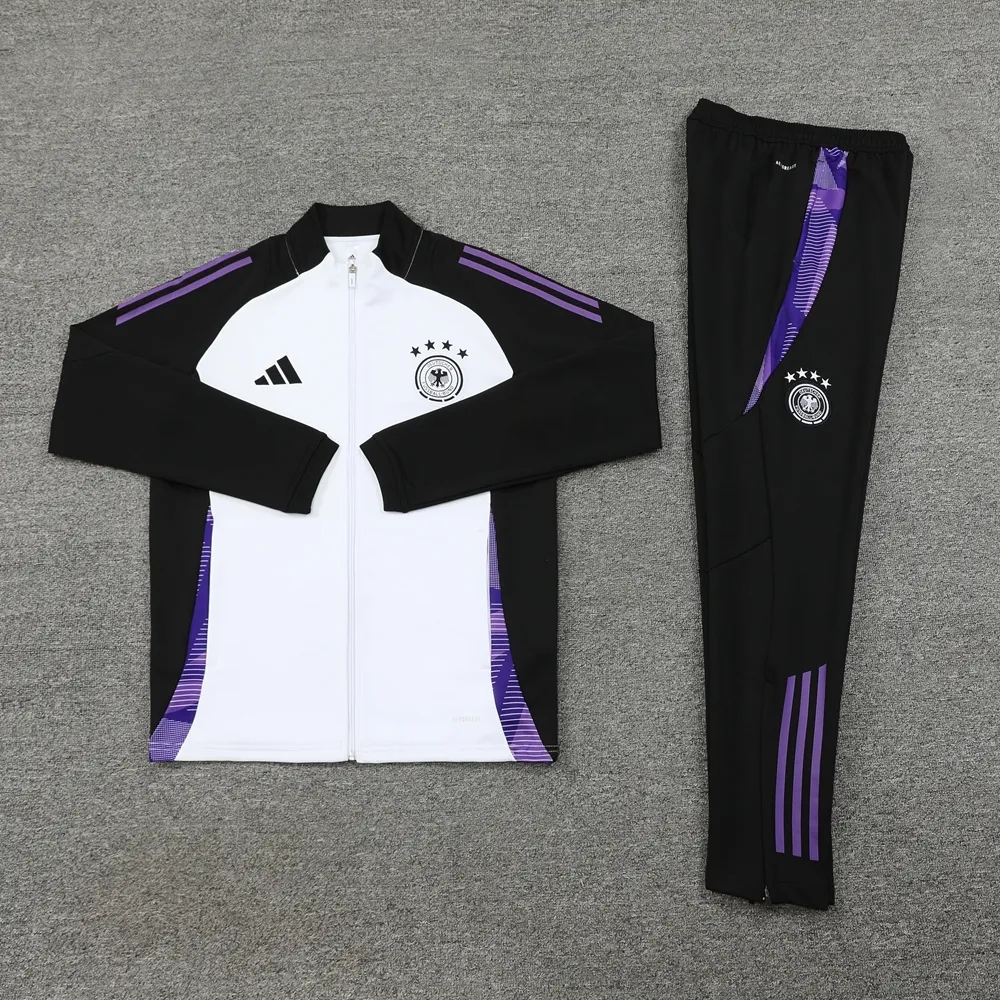 2024Germany White Jacket Tracksuit - Image 7