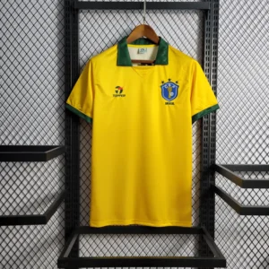 1988-1990 Brazil Home Retro Jersey