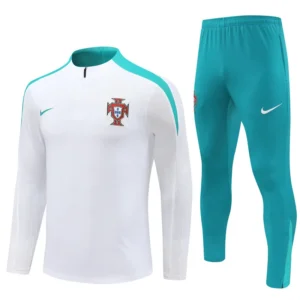 2024 Portugal White Player Version Training Suit