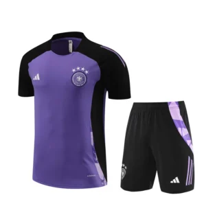 2024 Germany Purple Short Sleeve Training Suit