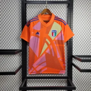 2024 Italy Goal Keeper Organe Fans Jersey