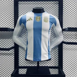 2024 Argentina Home Player Long Sleeve Jersey