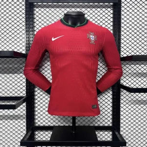 2024 Portugal Home Long Sleee Player Jersey