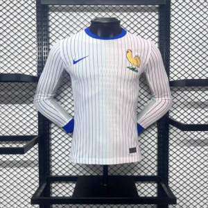 2024 France Away Player Long Sleeve Jersey