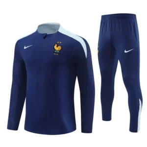 2024 France Blue Player Version Training Suit