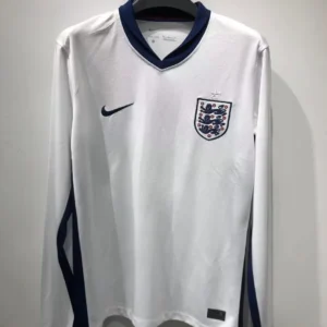 2024 England Home Long Sleeve Fans Jersey