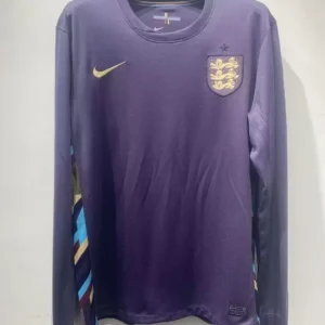 2024 England Away Long Sleeve Fans Jersey
