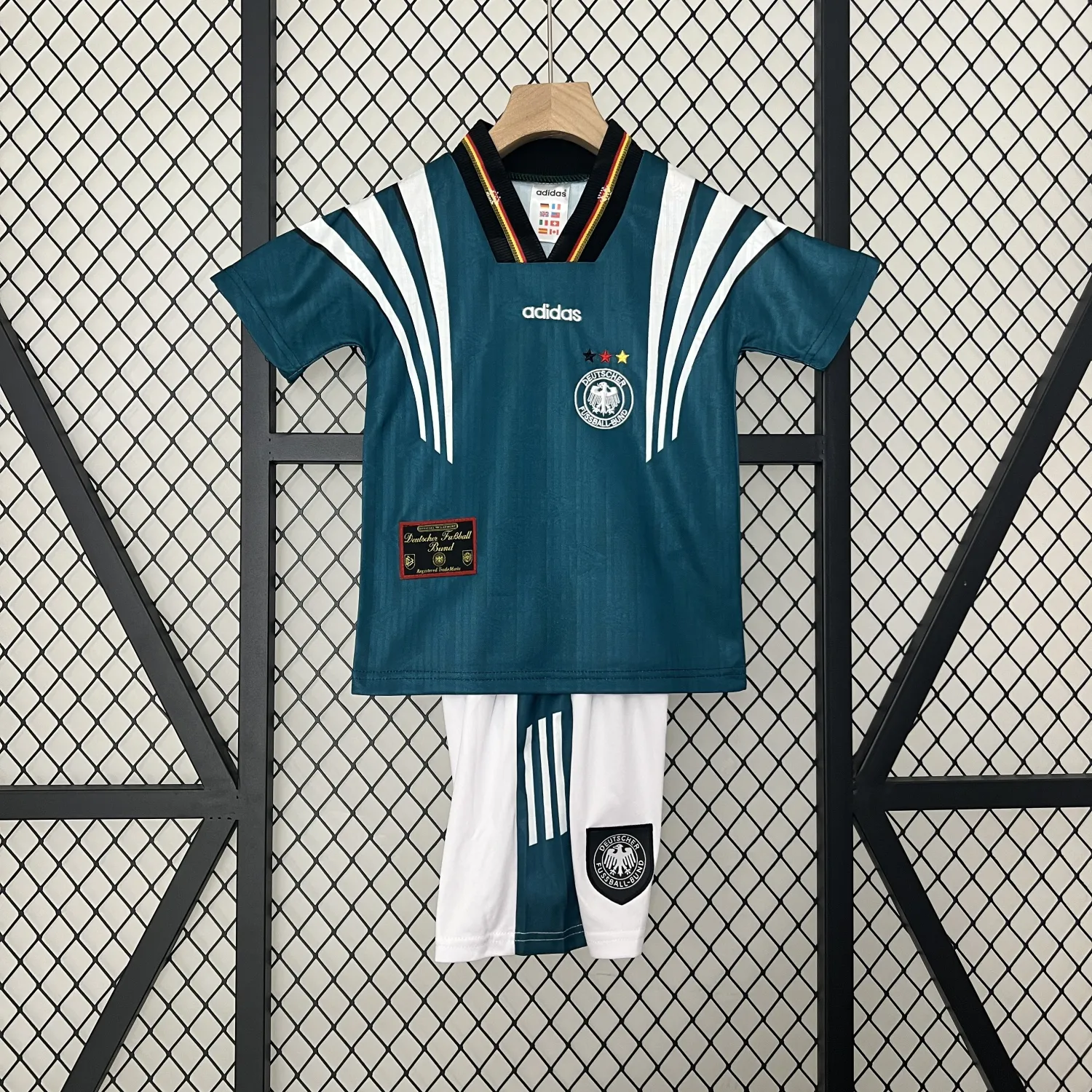 Retro 1996 Germany Away Kids Kit