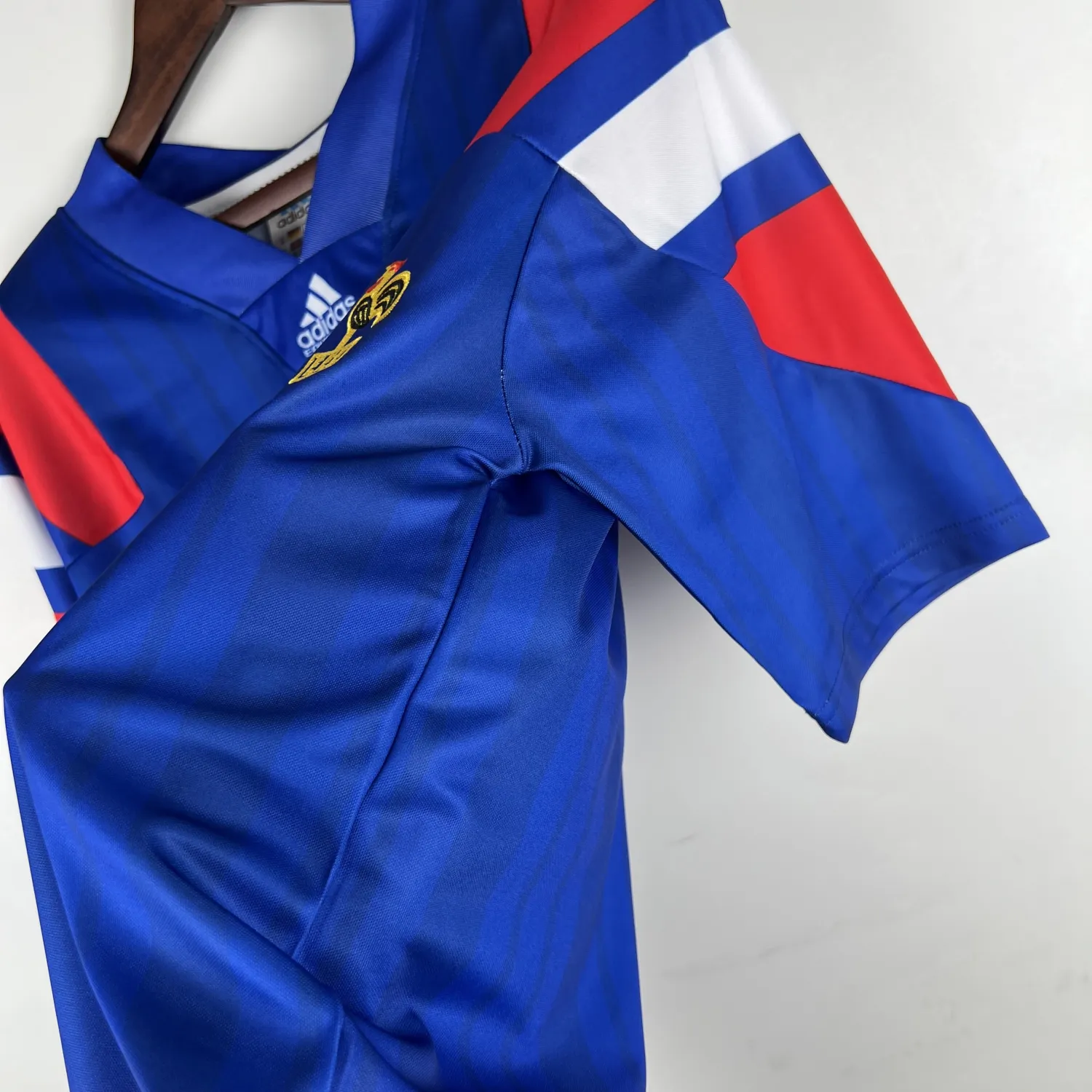 92-94 France Home Retro Jersey - Image 4