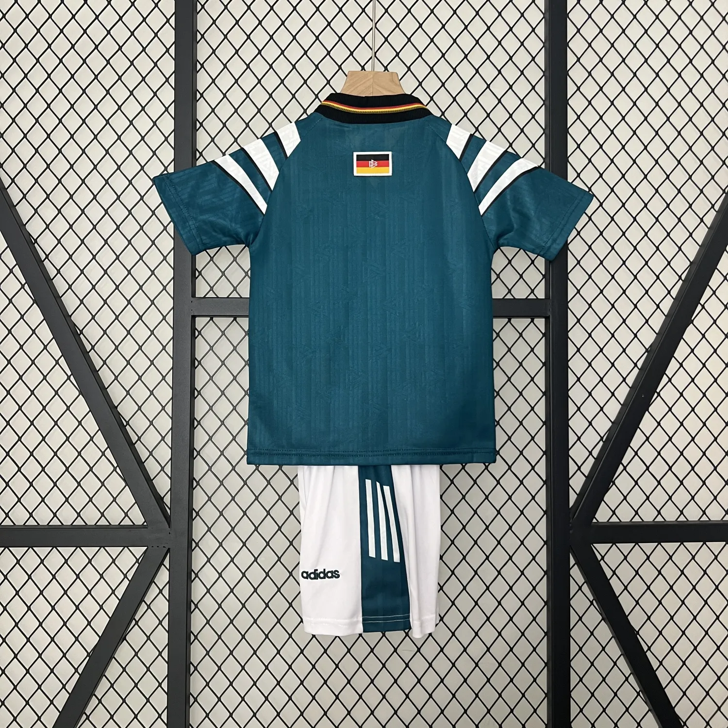 Retro 1996 Germany Away Kids Kit - Image 4