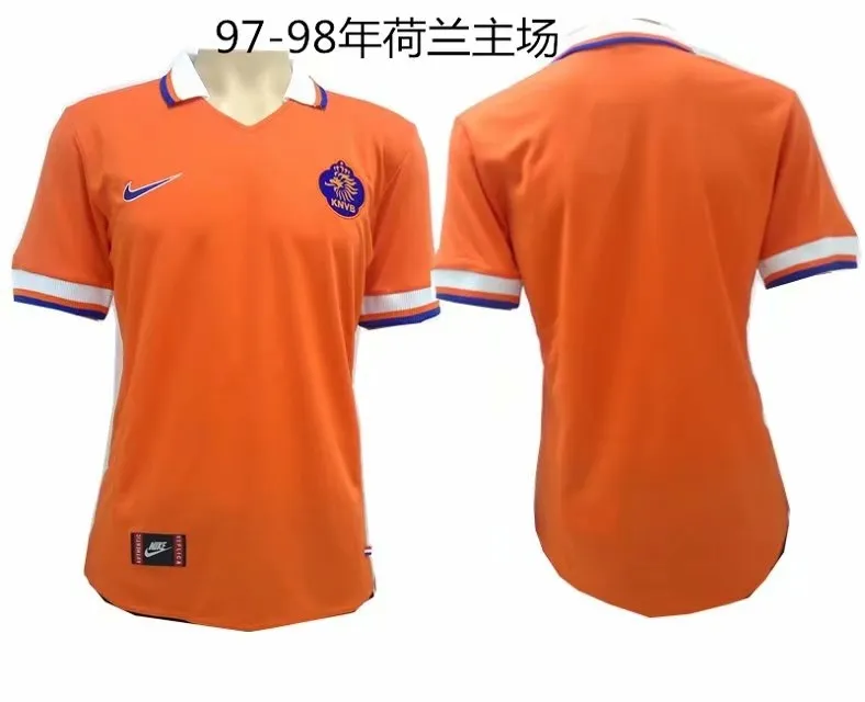 97-98 Netherlands Home Retro Jersey