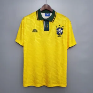91-93 Brazil Home Retro Jersey