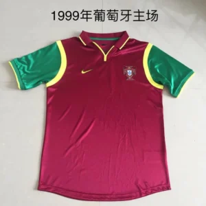 1999 Portugal Home Retro Jersey