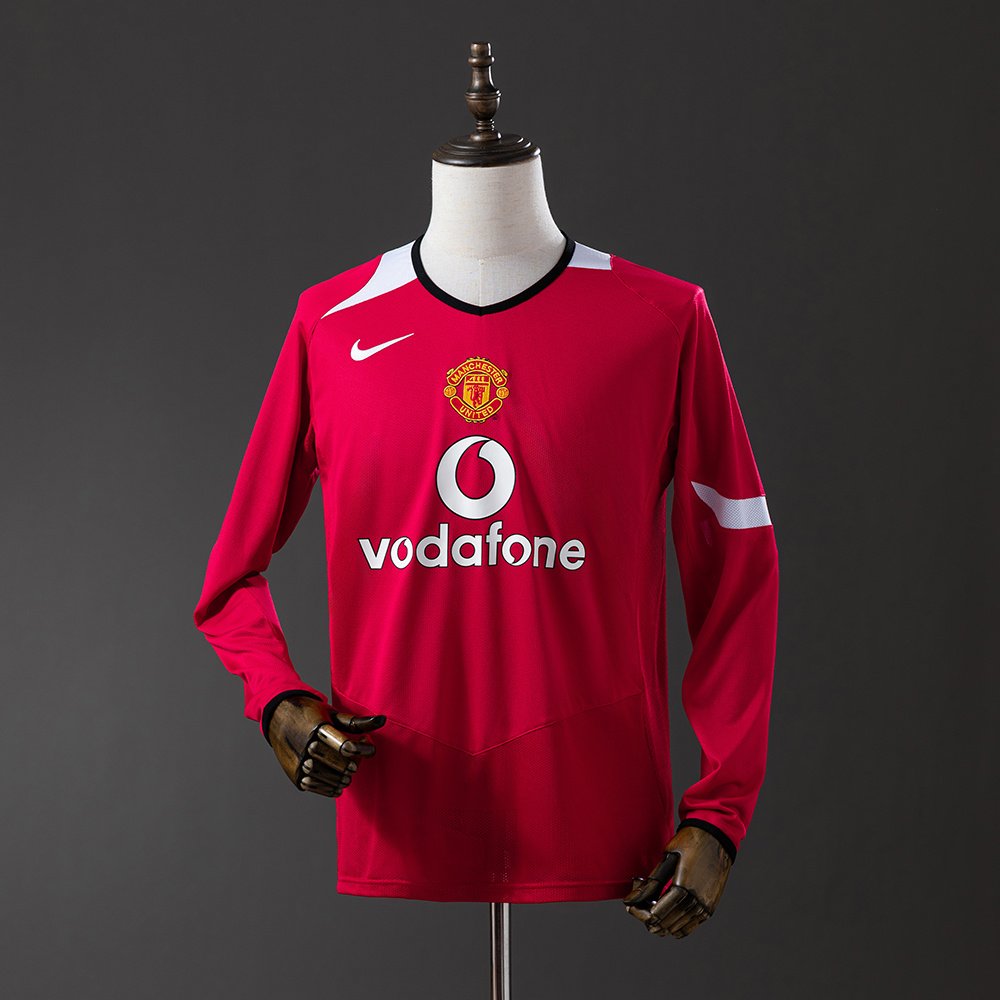 Manchester United - 04/06 - Home - Long Sleeve - Retro Jersey