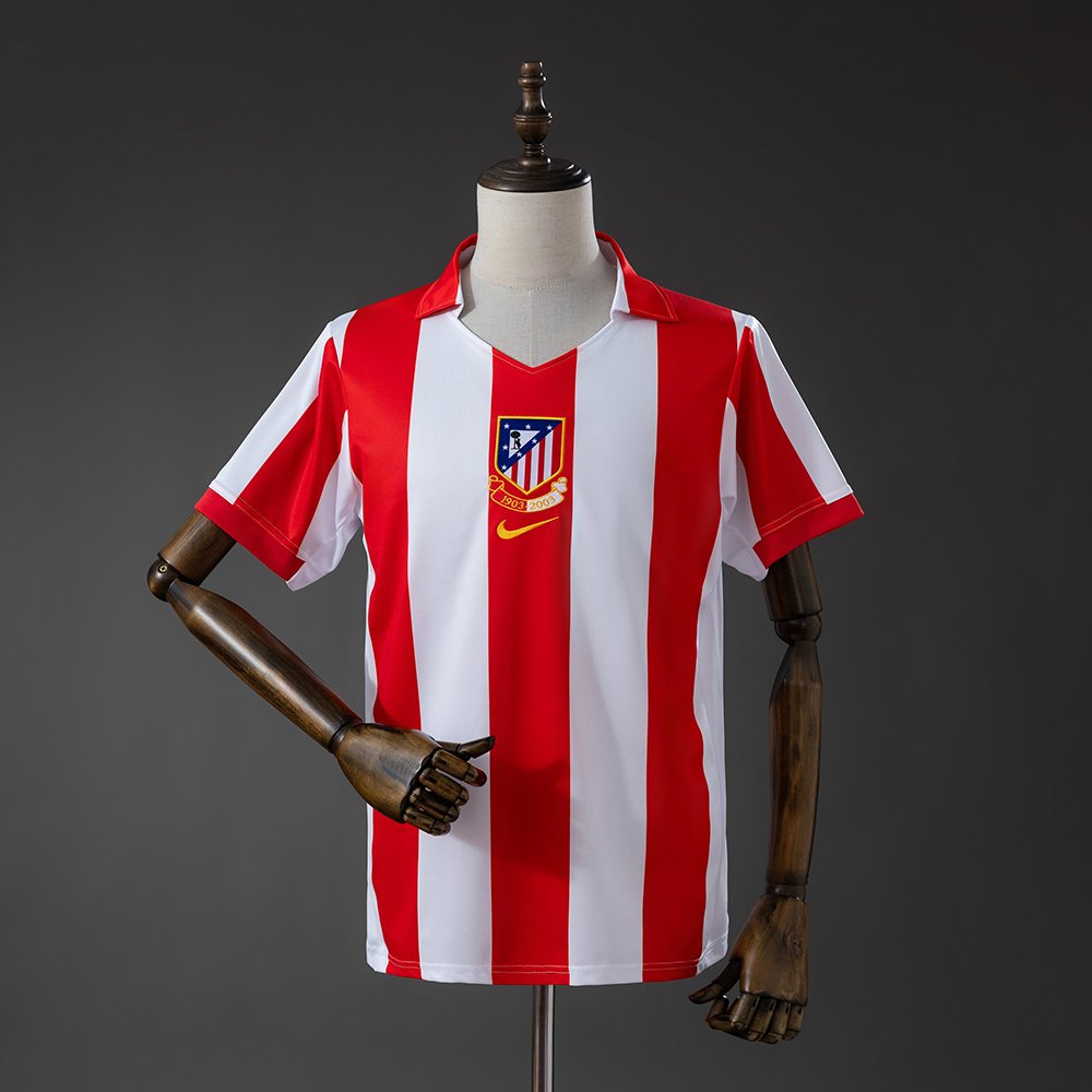 Atletico Madrid - 03/04 - Centenary Home - Retro Jersey