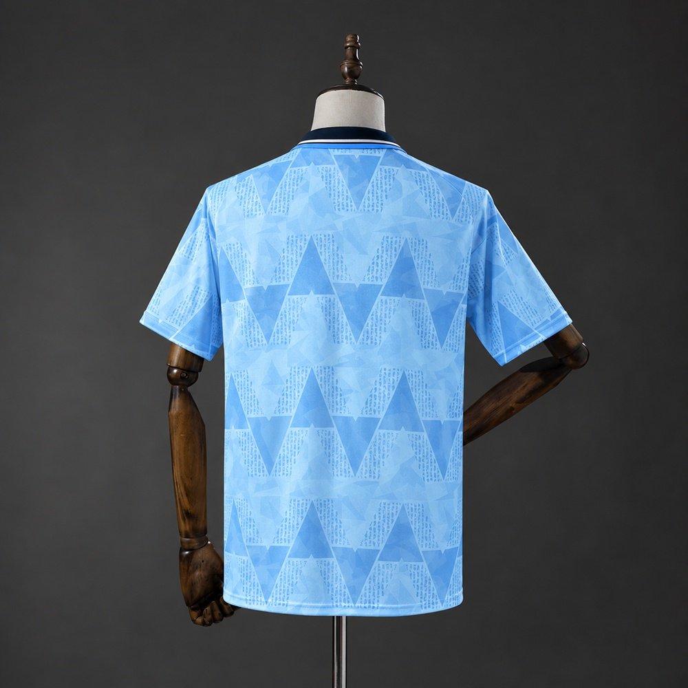 Manchester City - 89/91 - Home Retro Jersey - Image 2