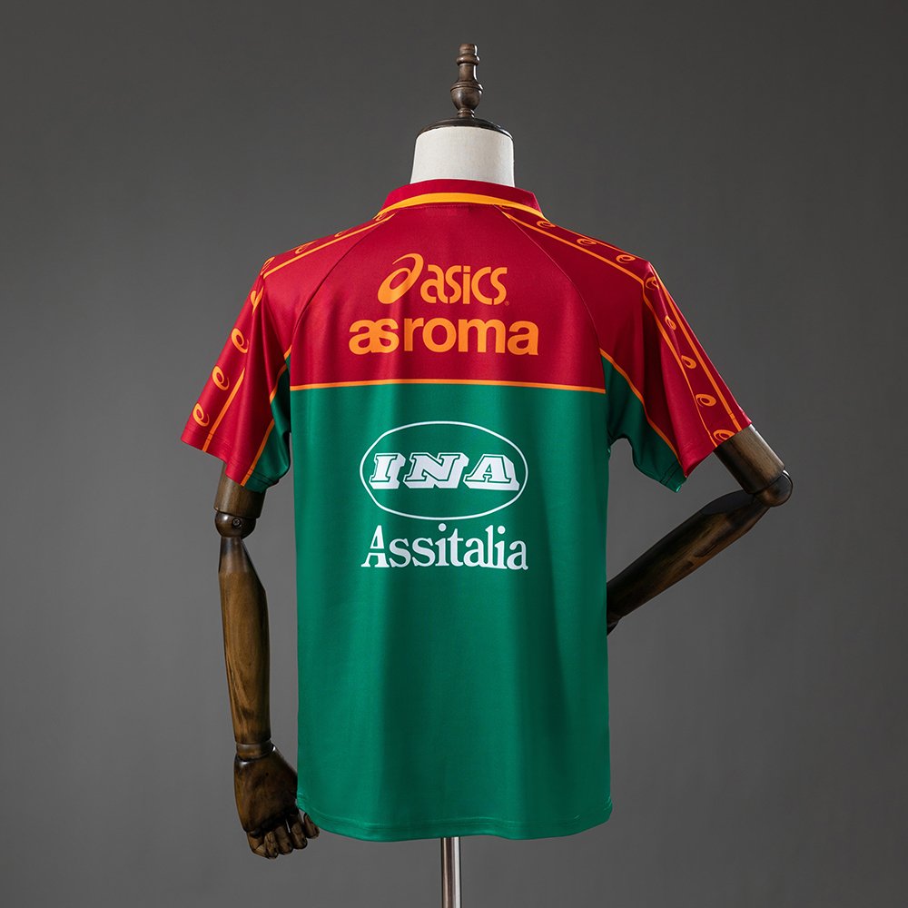 Roma - 95/96 - Retro Training Jersey - Image 2