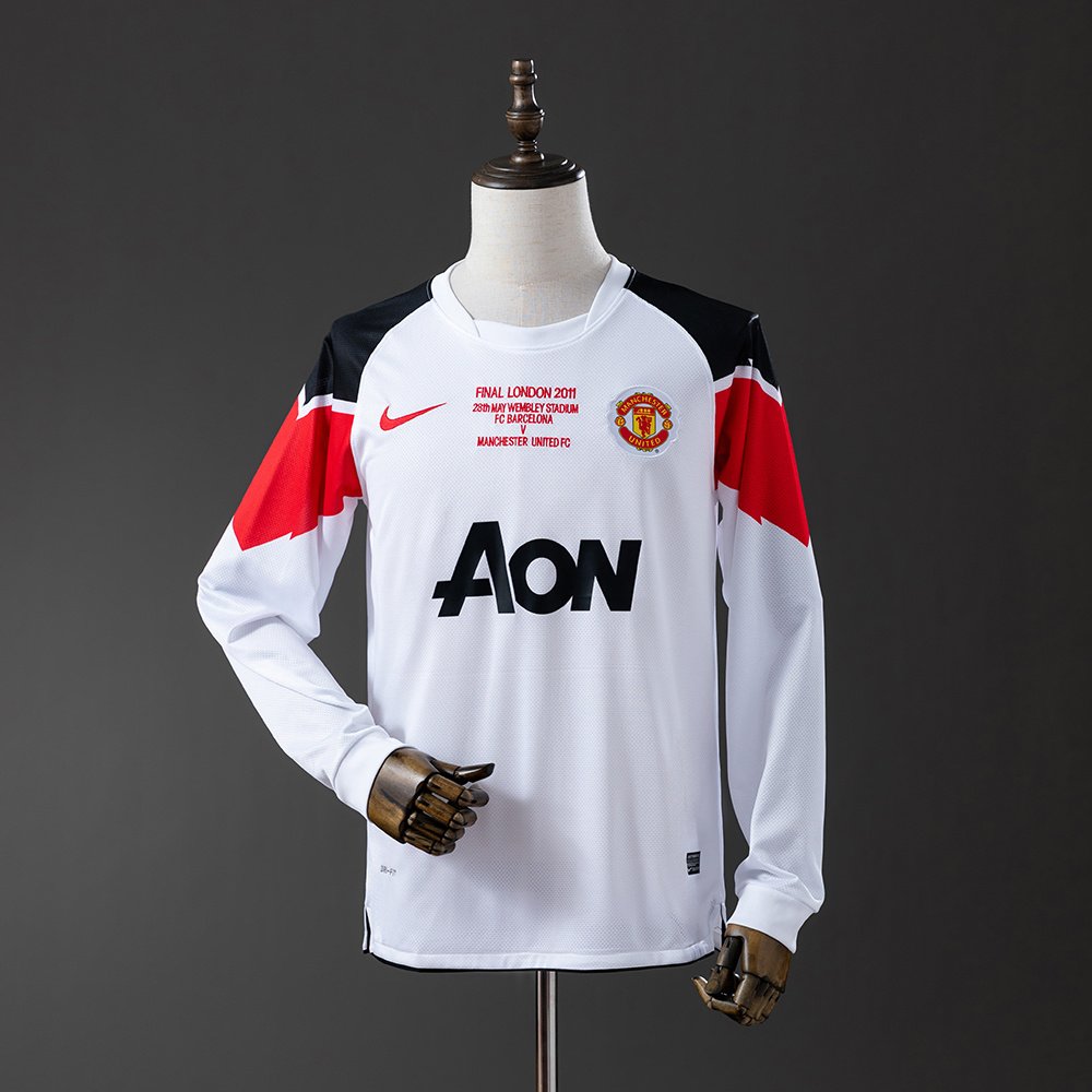 Manchester United - 10/11 - Away - Long Sleeve - Retro Jersey